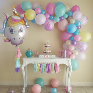 Magical Unicorn Balloon Garland Kit