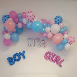 Gender Reveal Balloon Garland Kit